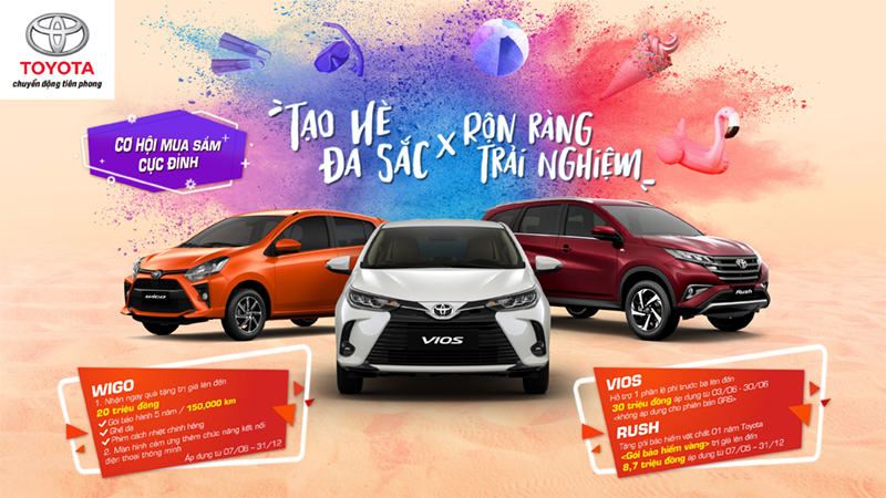 Toyota Việt Nam khuyến mại đến 30 triệu đồng cho Vios và 20 triệu đồng cho Wigo 2021